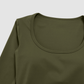 Wholesale Women's Brushed Yoga Set: Long-Sleeve Crop Top & Wide-Leg Pants
