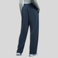 Women's high-waisted straight-leg pants