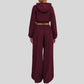 Wholesale sun protection hooded jacket + loose wide-leg pants