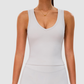 Wholesale solid color women's athletic tank top