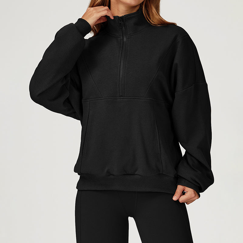 Windproof Thermal SWEATSHIRT–Lightweight Warmth for Outdoor Runs