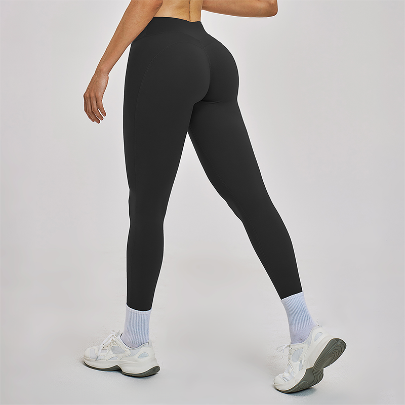 Wholesale High-Elastic High-Waisted Hip-Lifting Leggings
