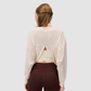 Wholesale Women's Slub-Texture Long-Sleeve Yoga Top – Loose Running Cover-Up