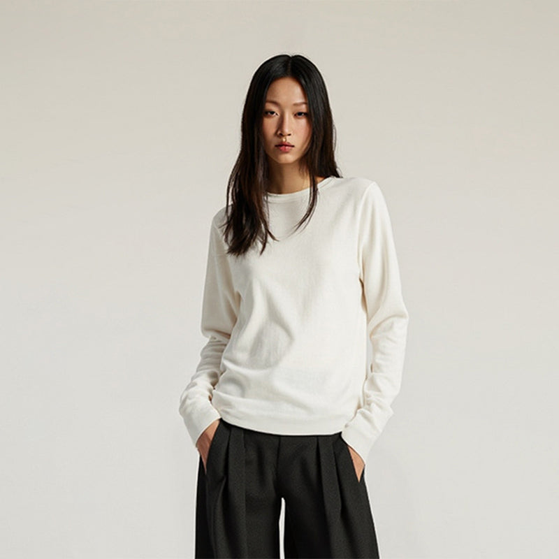 Loose buttoming shirt long-sleeved T-shirt