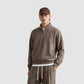 Wholesale Men’s Relaxed Half-Zip Polo Sweatshirt – Windproof Cotton Blend