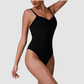 Wholesale Women's Spaghetti Strap Yoga Bodysuit – High-Stretch Sculpting Pilates Fitness