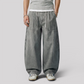 Wholesale Men's Cooling Lyocell Balloon Pants – Retro Wide Leg Cargo Pants