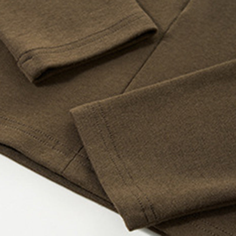 Zip adjustable V-neck slim top