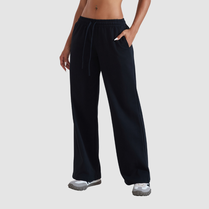 Wholesale adjustable sports sweatpants with drawstring