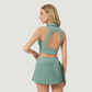 Quick drying and breathable Bra+Tennis Skirt 2-Piece Set