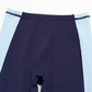 Wholesale Women's Colorblock Bare-Feel Yoga Set Short Sleeve Top & Capri Pants
