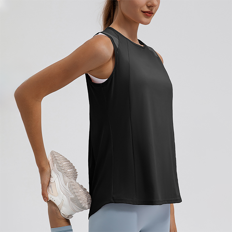 Women's Lightweight Cooling Yoga Tank Top Quick-Dry Athletic Cover-Up