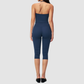 WholesaleWomen's Activewear Brushed Padded Tank & Fitted Capri-Pants Yoga Set
