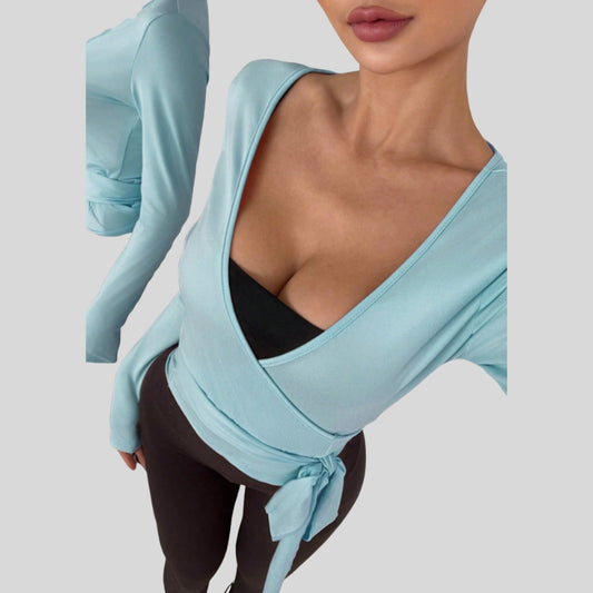Wholesale Women's slim fit top with | Wonderxfans bulk activewear