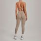 Wholesale Zipper Tank Top+Highlighted Legging 2-piece Set