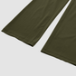 Wholesale Women's Brushed Yoga Set: Strappy Back Bra & Foldover Wide-Leg Pants