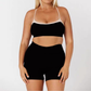 Wholesale Women's Colorblock Yoga Set: Bra & Leggings – High Waist Tummy Control