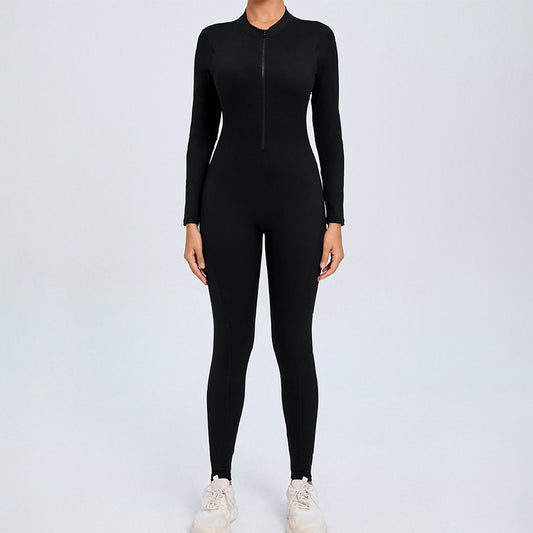 Wholesale backless half zipper long sleeve | Wonderxfans bulk activewear