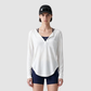Wholesale Men’s Henley Long-Sleeve Outdoor Breathable  T-Shirt