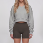 Wholesale long sleeved loose casual solid color hoodie