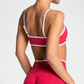 Wholesale Women's Seamless Leopard Print Sports Bra with Chest Pad