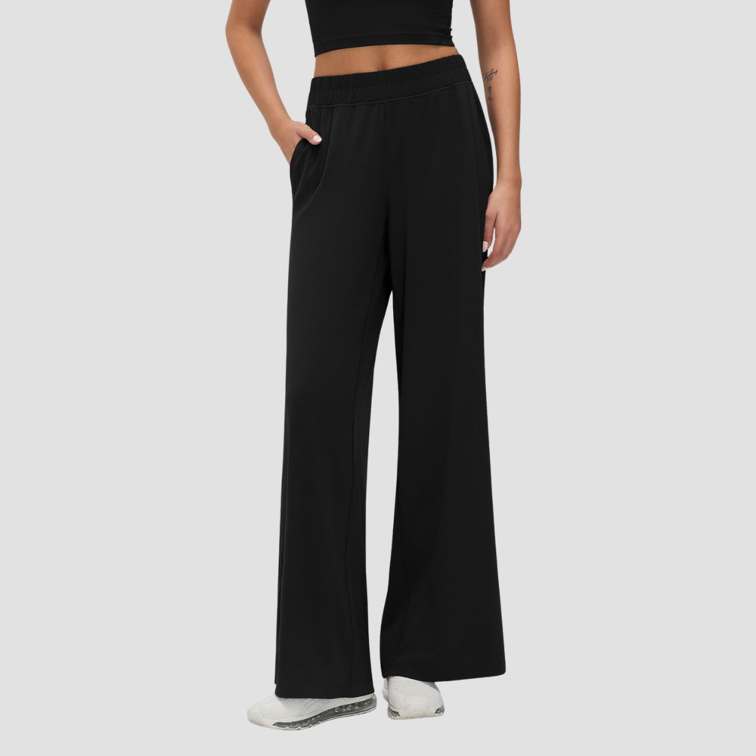 Wholesale Women's Skin-friendly and breathable Loose Straight-Leg Pants