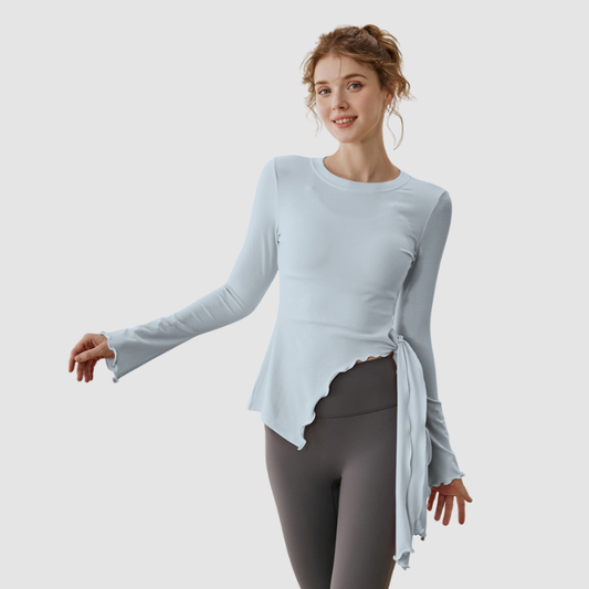Wholesale Loose Fit Hip-Covering Yoga Top | Wonderxfans bulk activewear