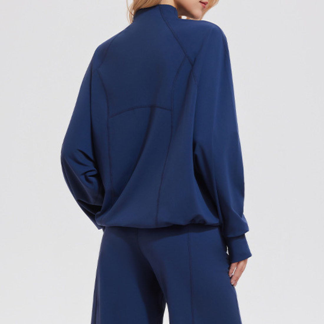 Women's Activewear Loose-Fit Long-Sleeve Yoga Training Outer Layer Jacket