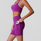 Wholesale shock-absorbing sports bra+high waisted hip lifting shorts