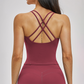 Wholesale cross shoulder running sports vest