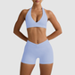 Wholesale backless sports bra + quick drying shorts