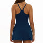 cross back and Thin shoulder straps yoga tennis dress