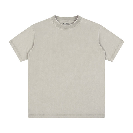 Vintage Fitness Round neck Short Sleeved T-shirts