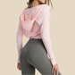 Women's Activewear Loose Long-Sleeve Open-Front Yoga Cover-Up