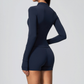 Wholesale 3-Piece Yoga Set – Cardigan Jacket & Bra & Shorts Fitness Outfit