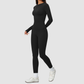 Wholesale Women's Nylon Spandex Activewear Set – Long Sleeve Tops & Leggings