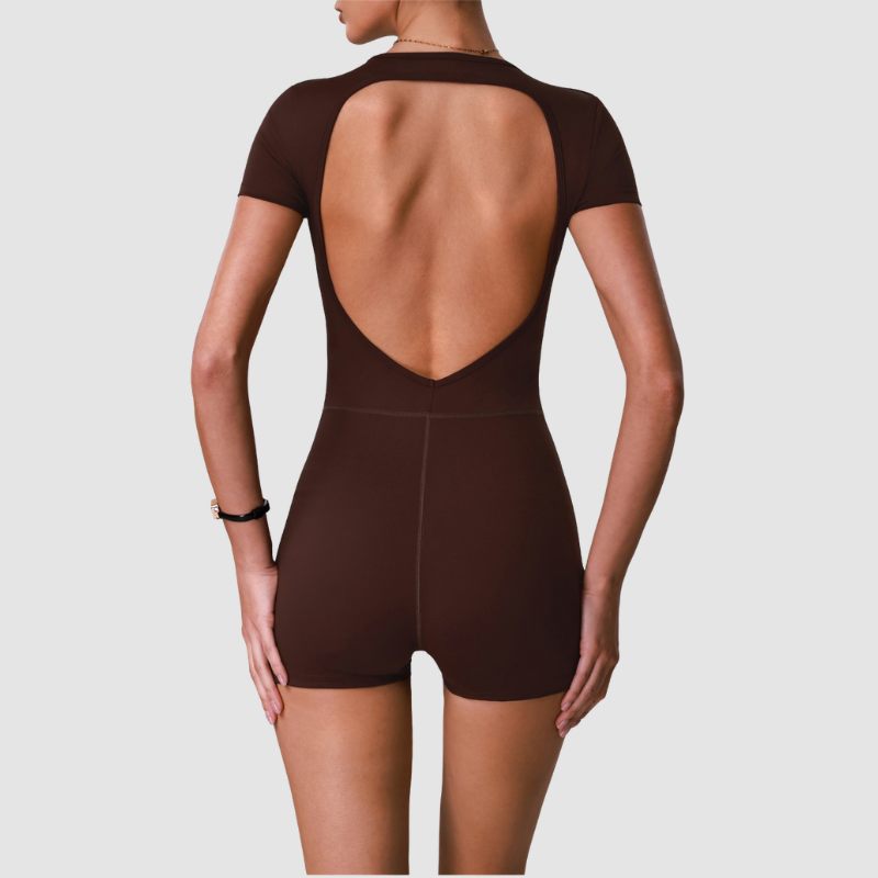 Wholesale Hip-High Halter-Neck Backless with pads Jumpsuits