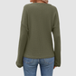 Wholesale women's striped waffle knit tops | Wonderxfans bulk activewear