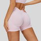 Seamless V-shaped back waist quick-drying shorts
