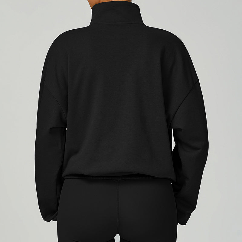 Loose Stand Collar Jacket