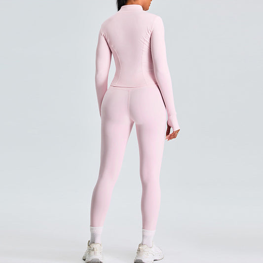 Wholesale Long Sleeve Full Zipper Fitness | Wonderxfans bulk activewear