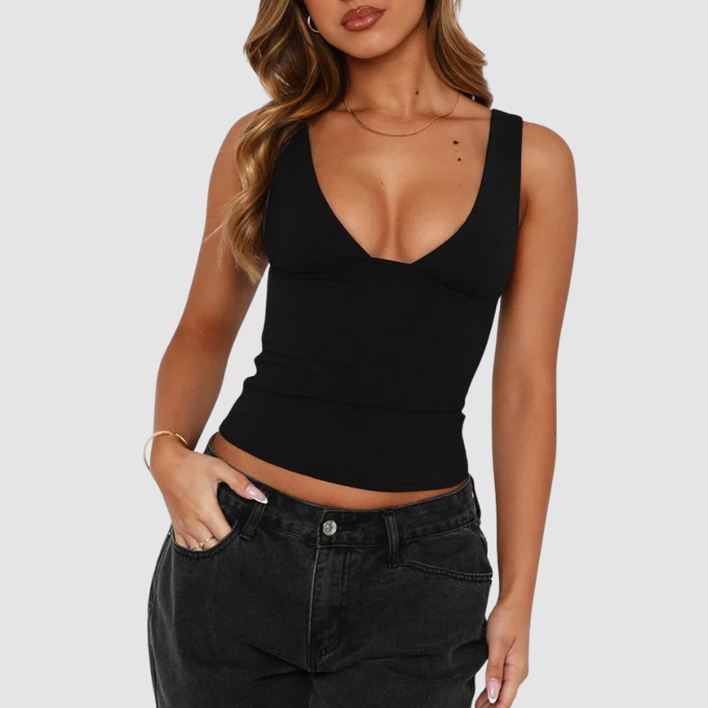 Wholesale tank top with breast pads