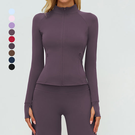 Wholesale Stand collar zipper jacket | Wonderxfans bulk activewear
