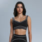 Wholesale contrasting color sports bra | Wonderxfans bulk activewear