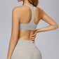 Racer-back casual sports bra
