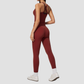 Wholesale Naked-Feel Yoga Set – Cross Back Quick-Dry Fitness Outfit