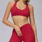 Racer-back casual sports bra
