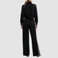 Wholesale Women’s Stripe Jacket & Straight-Leg Pants Separates – Cotton Blend Activewear
