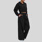 Wholesale sun protection hooded jacket + loose wide-leg pants