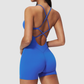 Wholesale cross back and hip lifting jumpsuit